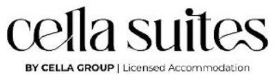 CELLA SUITES BY CELLA GROUP LICENSED ACCOMMODATION