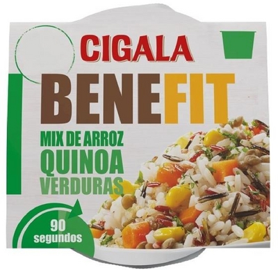 CIGALA BENEFIT MIX DE ARROZ QUINOA VERDURAS 90 SEGUNDOS