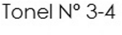 TONEL Nº 3-4