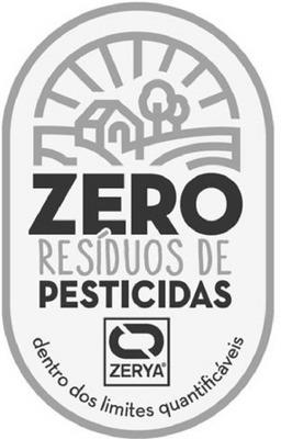 ZERO RESÍDUOS DE PESTICIDAS ZERYA DENTRO DOS LIMITES QUANTIFICÁVEIS