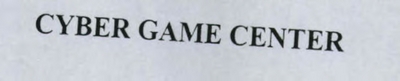 CYBER GAME CENTER