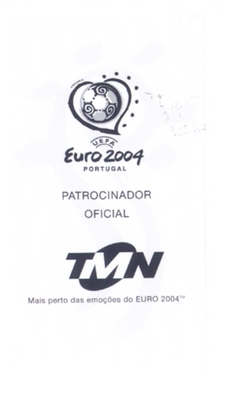 EURO 2004 PATROCINADOR OFICIAL TMN
