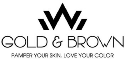 GOLD & BROWN PAMPER YOUR SKIN, LOVE YOUR COLOR