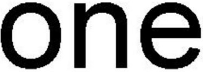 ONE