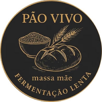 PÃO VIVO MASSA MÃE FERMENTAÇÃO LENTA