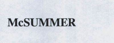 MCSUMMER