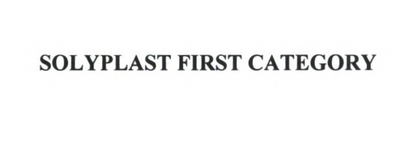SOLYPLAST FIRST CATEGORY