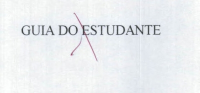 GUIA DO ESTUDANTE