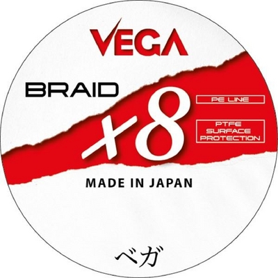 VEGA PE LINE BRAID X8 PTFE SURFACE PROTECTION MADE IN JAPAN