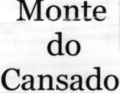 MONTE DO CANSADO