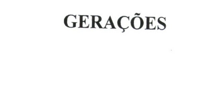 GERAÇÕES