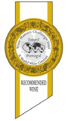 RECOMMENDED WINE WINE MASTERS CHALLENGE 2008 - X WORLD WINE CONTEST ESTORIL PORTUGAL
