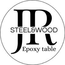 JR STEEL & WOOD - EPOXY TABLE