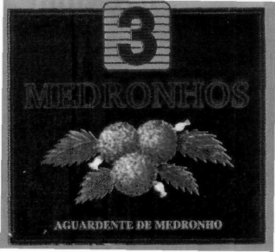 3 MEDRONHOS AGUARDENTE DE MEDRONHO