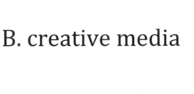 B. CREATIVE MEDIA
