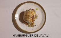 HAMBURGUER DE JAVALI