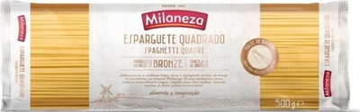 DESDE 1933 MILANEZA ESPARGUETE QUADRADO SPAGHETTI QUADRI PRODUZIDO EM MOLDE DE BRONZE TRAFILATA...