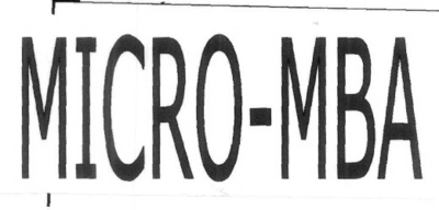 MICRO-MBA