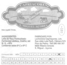 CAPRIAÇORES S. MIGUEL-AÇORES QUEIJO FRESCO PASTEURIZADO