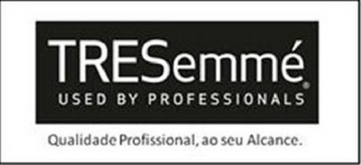 TRESEMMÉ USED BY PROFESSIONALS QUALIDADE PROFISSIONAL, AO SEU ALCANCE