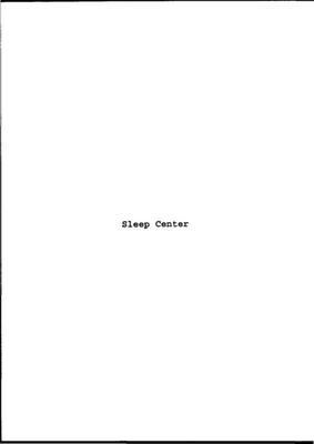 SLEEP CENTER