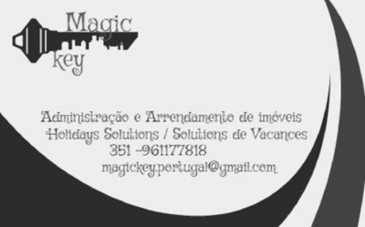 MAGIC KEY ADMINISTRAÇÃO E ARRENDAMENTO DE IMÓVEIS HOLIDAYS SOLUTIONS / SOLUTIONS DE VACANCES