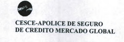 CESCE-APOLICE DE SEGURO DE CREDITO MERCADO GLOBAL