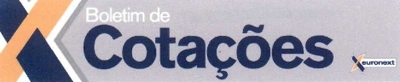 BOLETIM DE COTAÇÕES EURONEXT