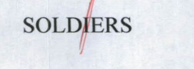 SOLDIERS AVENTURA E SOBREVIVÊNCIA