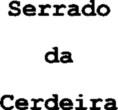 SERRADO DA CERDEIRA