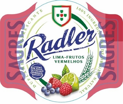 SAGRES RADLER DUPLAMENTE REFRESCANTE LIMA-FRUTOS VERMELHOS