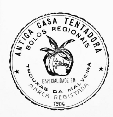 ANTIGA CASA TENTADORA BOLOS REGIONAIS ESPECIALIDADE EM TROUXAS DA MALVEIRA MARCA REGISTADA 1906