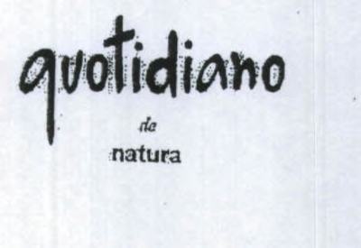 QUOTIDIANO DE NATURA