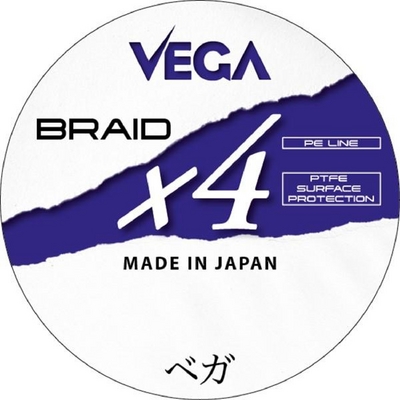 VEGA PE LINE BRAID X4 PTFE SURFACE PROTECTION MADE IN JAPAN