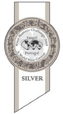 SILVER WINE MASTERS CHALLENGE 2008 - X WORLD WINE CONTEST ESTORIL PORTUGAL