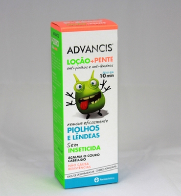 ADVANCIS LOÇÃO + PENTE ANTI PIOLHOS E LÊNDIAS