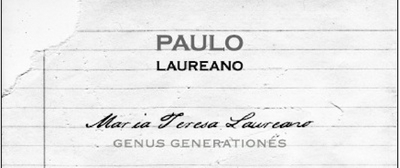 PAULO LAUREANO MARIA TERESA LAUREANO GENUS GENERATIONES