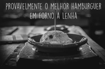 PROVAVELMENTE O MELHOR HAMBÚRGUER EM FORNO DE LENHA
