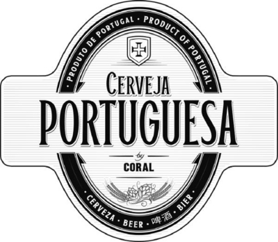 CERVEJA PORTUGUESA BY CORAL PRODUTO DE PORTUGAL PRODUCT OF PORTUGAL CERVEZA BEER BIER