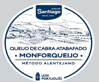 MONFORQUEIJO QUEIJOS SANTIAGO DESDE 1918 QUEIJO DE CABRA ATABAFADO MÉTODO ALENTEJANO LEITE PORTUGUÊS