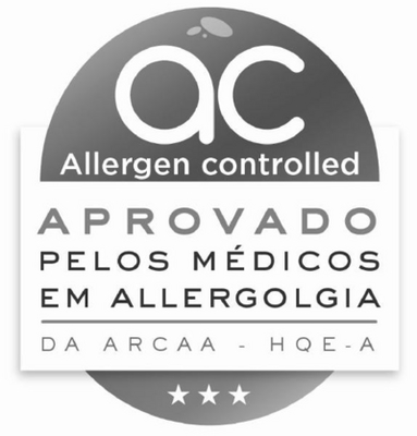 AC ALLERGEN CONTROLLED APROVADO PELOS MÉDICOS EM ALLERGOLGIA DA ARCAA - HQE - A