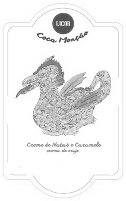 LICOR COCA MONÇÃO - CREME DE NATAS E CARAMELO, CREME DE ORUJO
