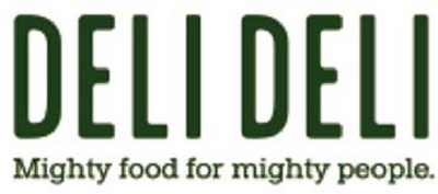 DELI DELI MIGTHY FOOD FOR MIGHTY PEOPLE.