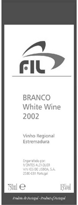 FIL BRANCO WHITE WINE 2002