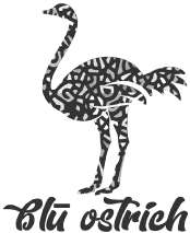 BLU OSTRICH
