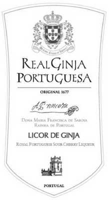 UNICUM CERASUS LIQUEUR REAL GINJA PORTUGUESA ORIGINAL 1677 DONA MARIA FRANCISCA DE SABOYA RAINHA DE PORTUGAL LICOR DE GINJA ROYAL PORTUGUESE SOUR CHERRY LIQUEUR PORTUGAL