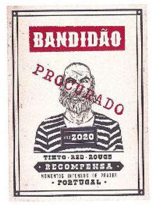 BANDIDÃO, PROCURADO, ANO 2020, TINTO, RED, ROUGE, RECOMPENSA, MOMENTOS INTENSOS DE PRAZER, PORTUGAL
