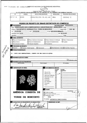 AMÊNDOA COBERTA DE TORRE DE MONCORVO