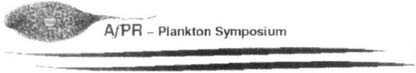AFPR - PLANKTON SYMPOSIUM