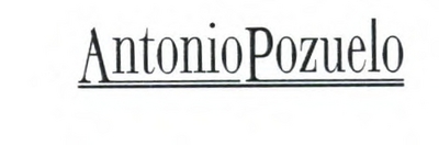 ANTONIO POZUELO